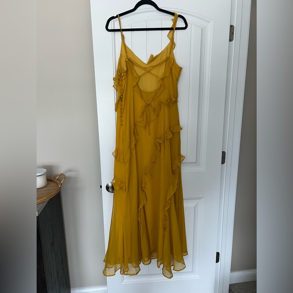 Petal & Pup Yellow Ruffle Maxi Dress - Picture 11 of 11